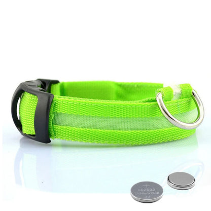 Collar con luz LED para perros